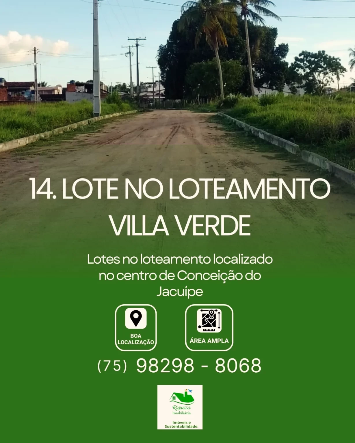 C14. LOTE NO LOTEAMENTO  VILLA VERDE