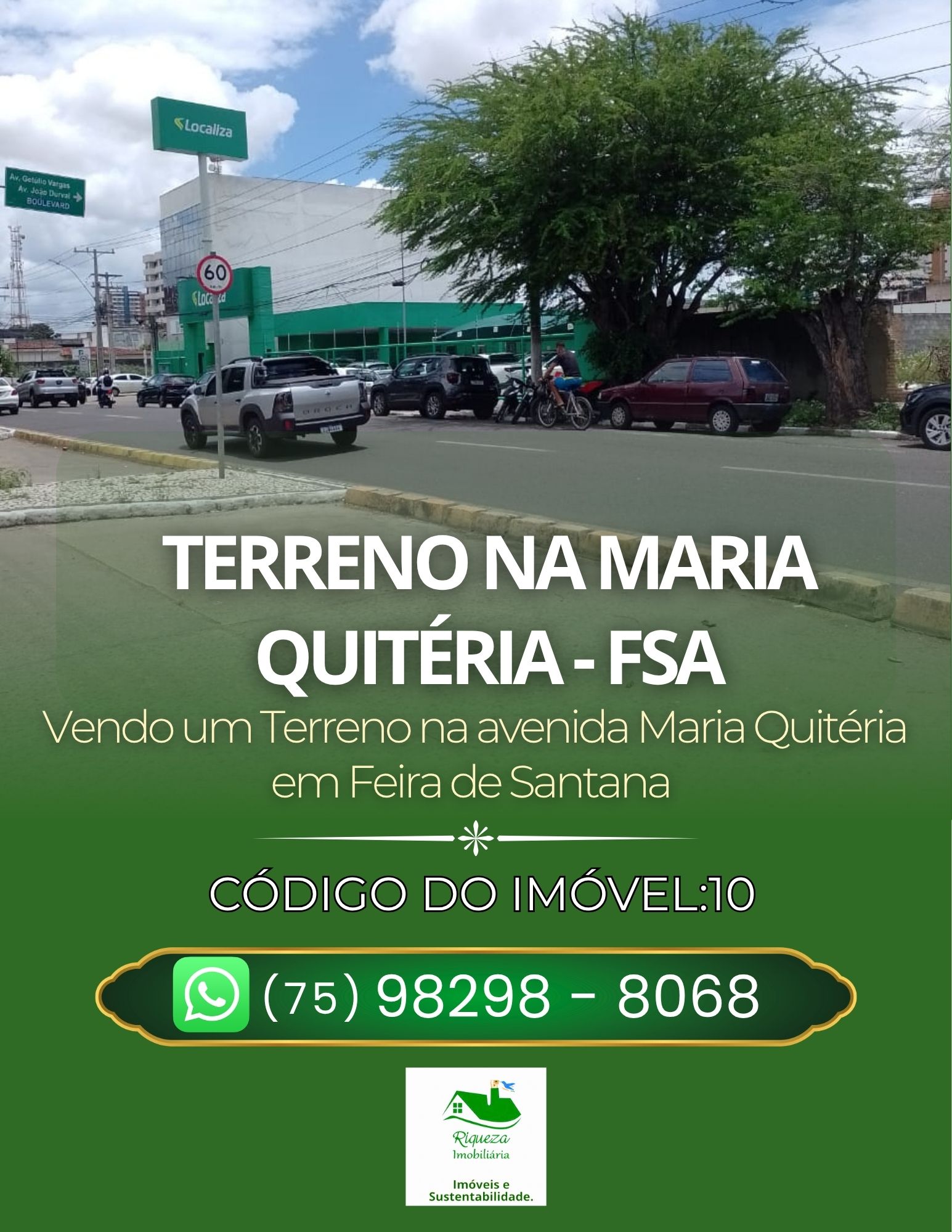 C10. TERRENO NA  MARIA QUITÉRIA – FSA