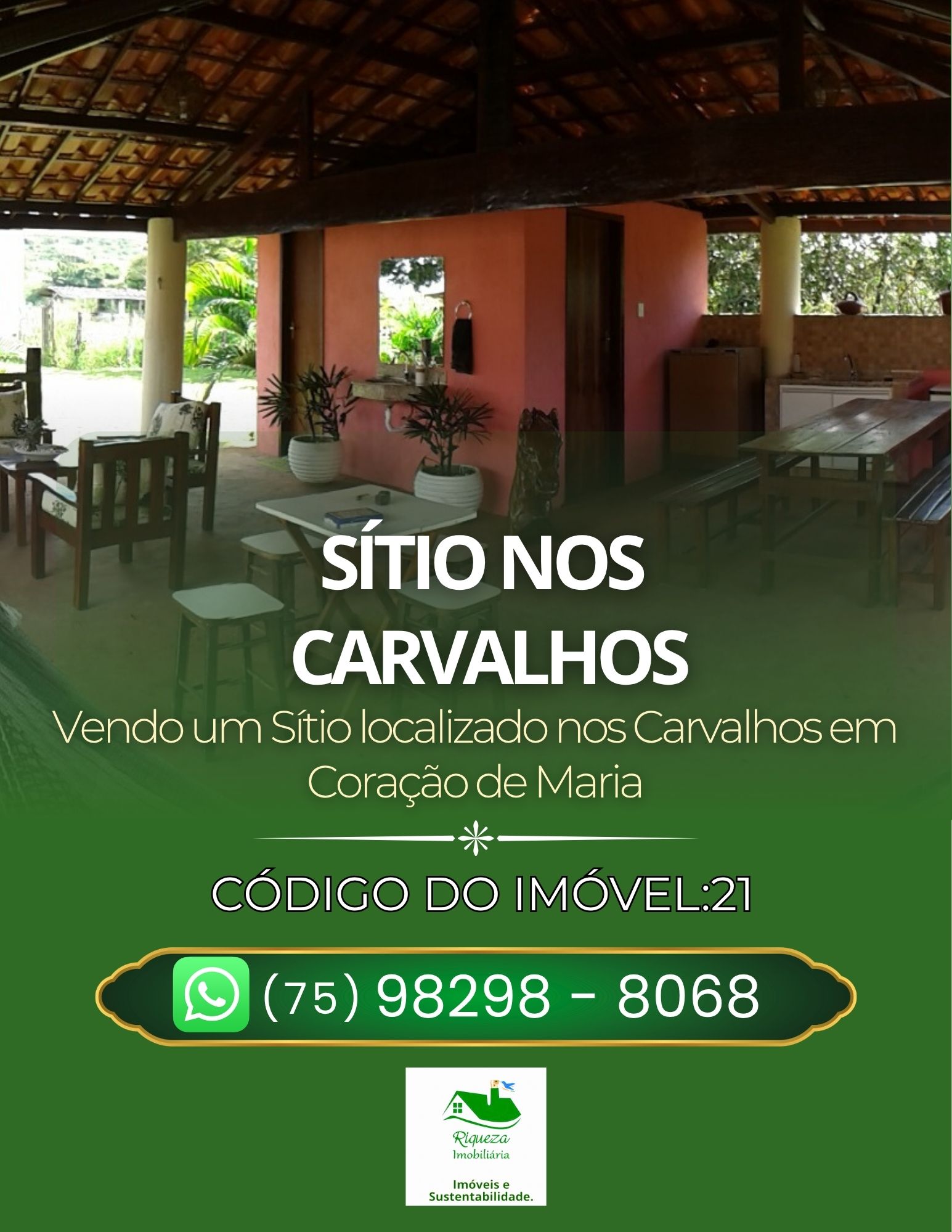 C21. Sitio nos Carvalhos em Coração de Maria