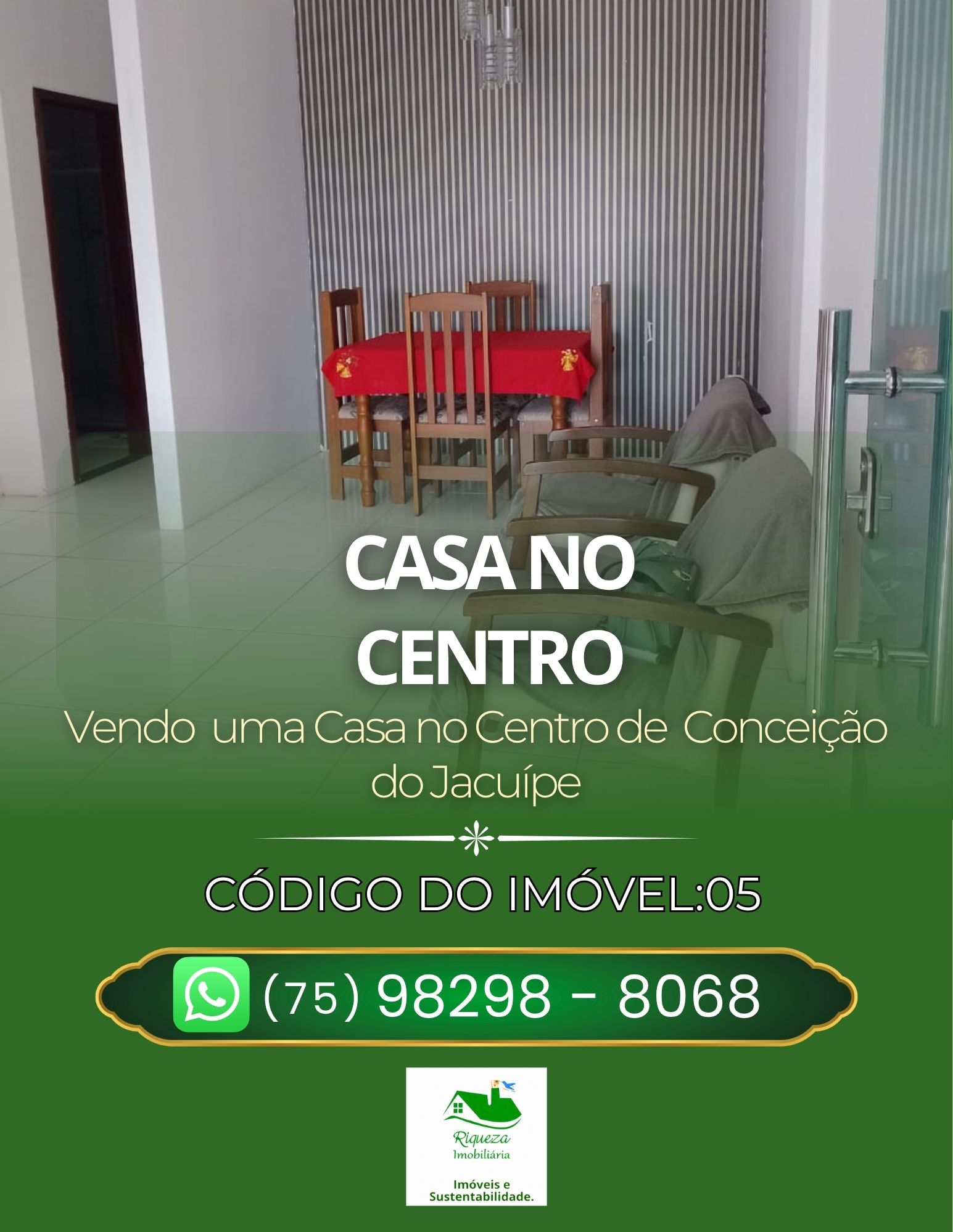 C05.CASA NO CENTRO DE CONCEIÇÃO DO JACUÍPE