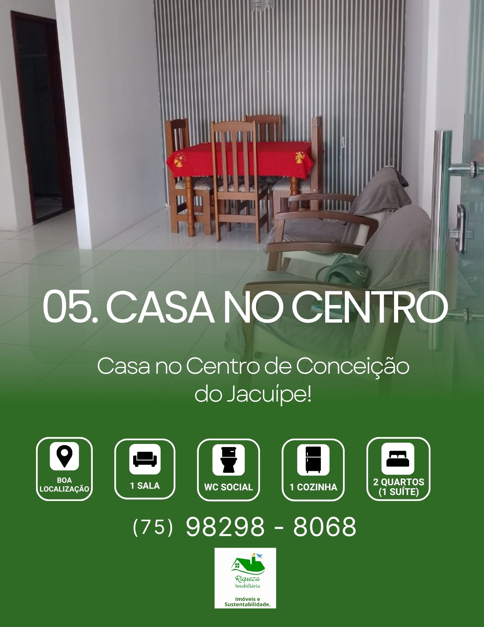 C05.CASA NO CENTRO DE CONCEIÇÃO DO JACUÍPE