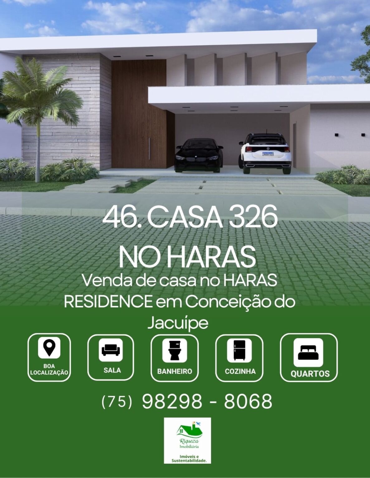C46. CASA NO CONDOMINIO HARAS  RESIDENCE