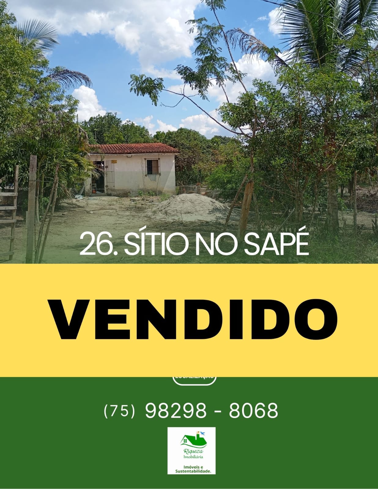 C26. SITIO NO SAPÉ VENDIDO