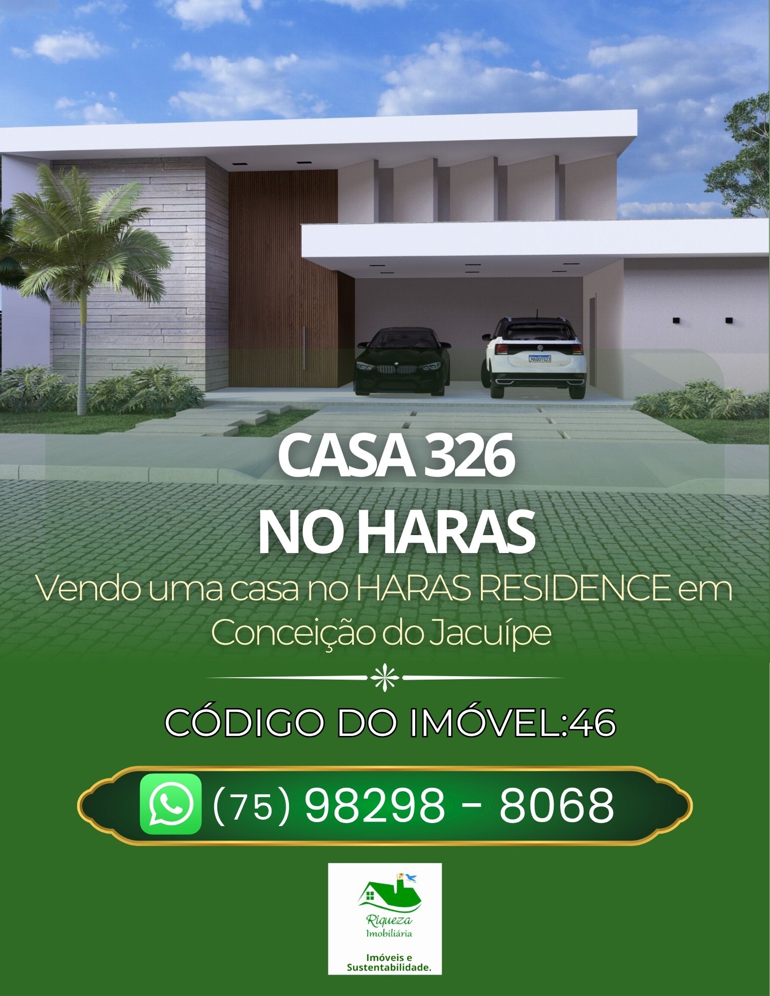 C46. CASA NO CONDOMINIO HARAS  RESIDENCE