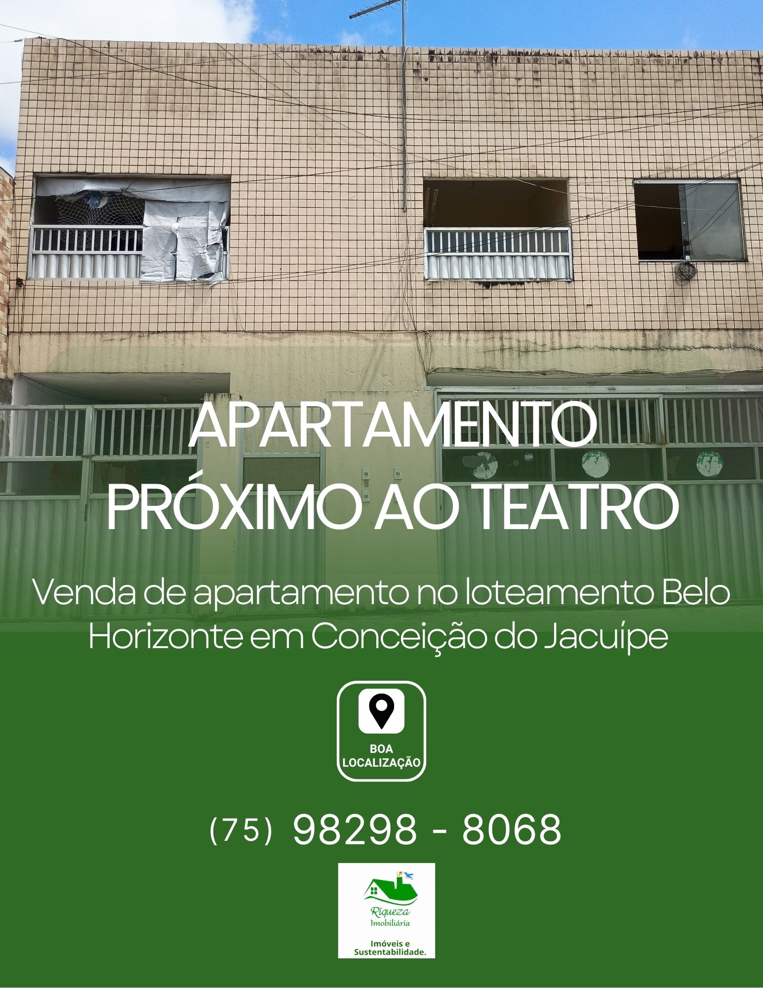C62. APARTAMENTO NO LOTEAMENTO BELO HORIZONTE EM CONCEIÇÃO DO JACUÍPE