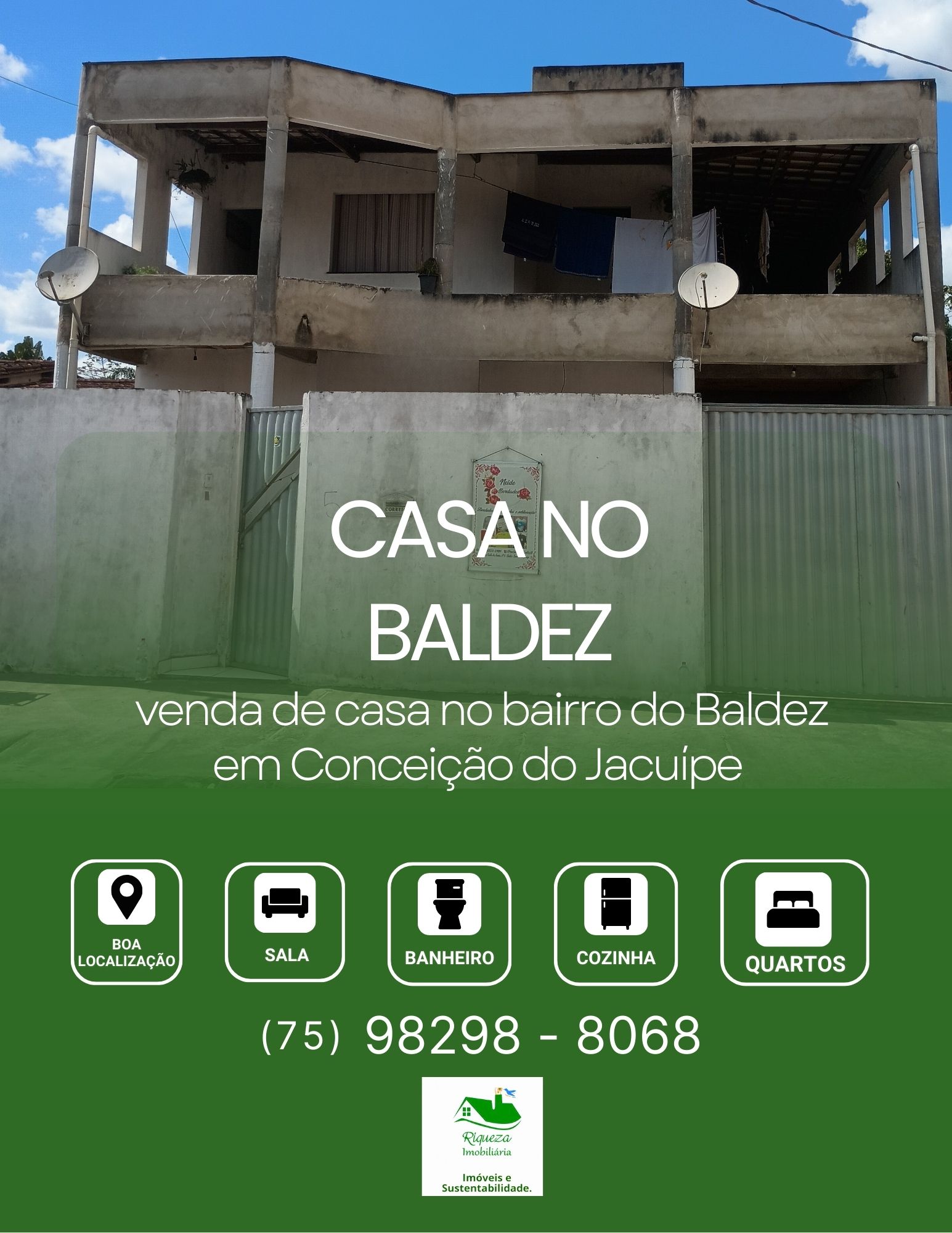 C67. CASA NO BALDEZ EM CONCEIÇÃO DO JACUÍPE