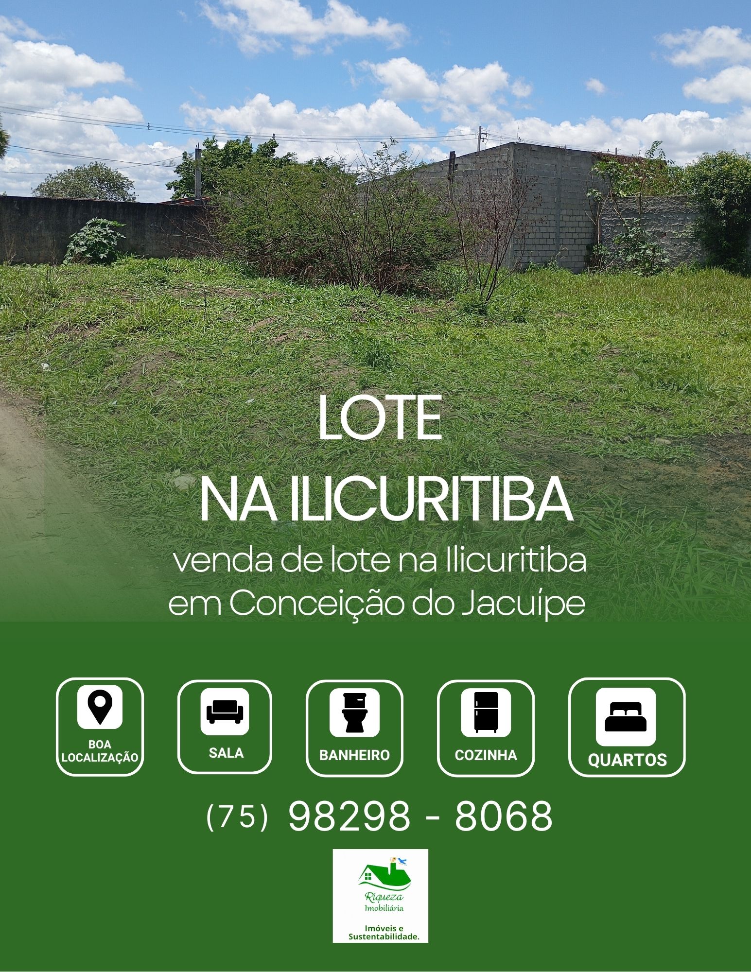 C66. LOTE NA ILICURITIBA EM CONCEIÇÃO DO JACUÍPE