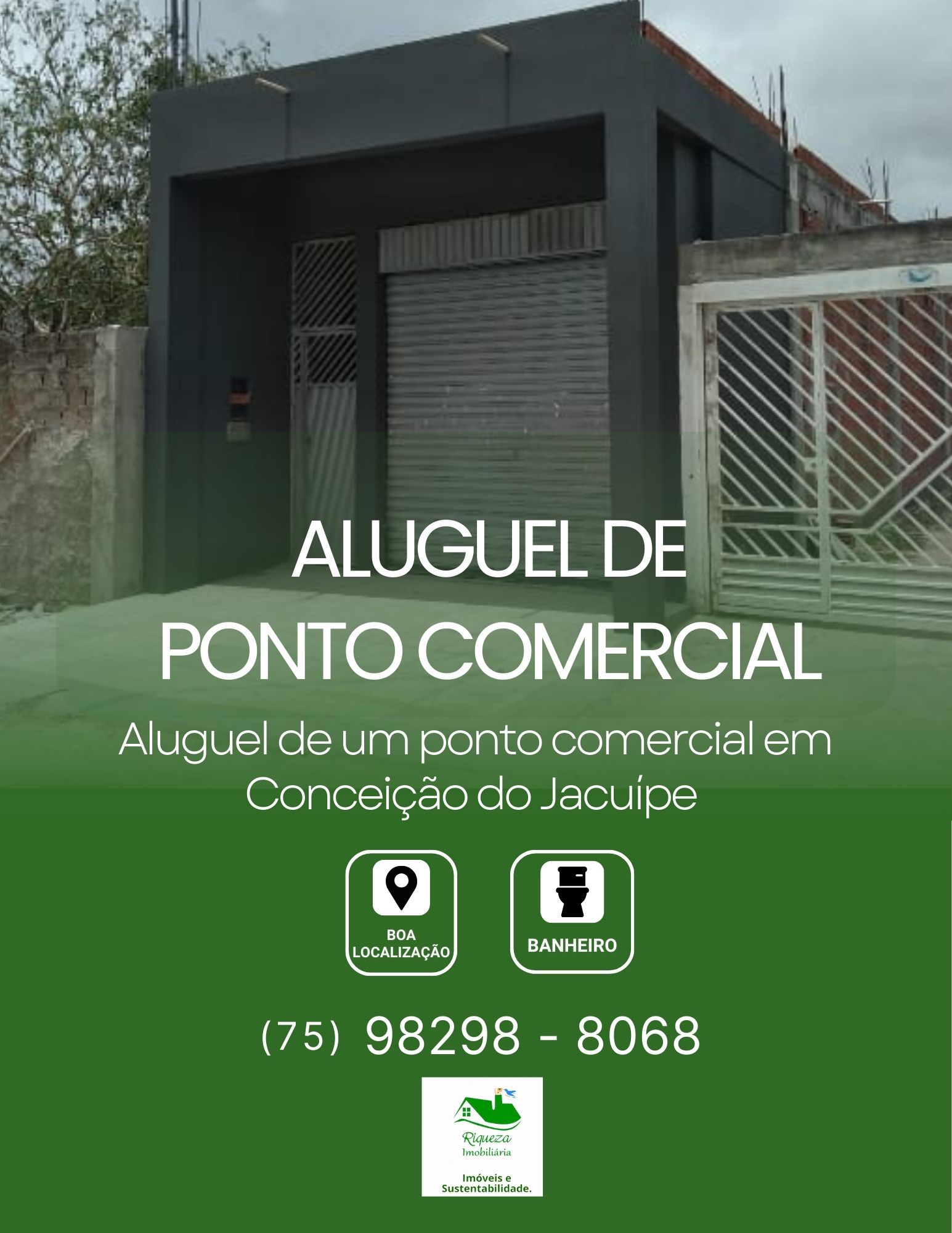 C92. ALUGUEL DE PONTO COMERCIAL EM CONCEIÇÃO DO JACUÍPE