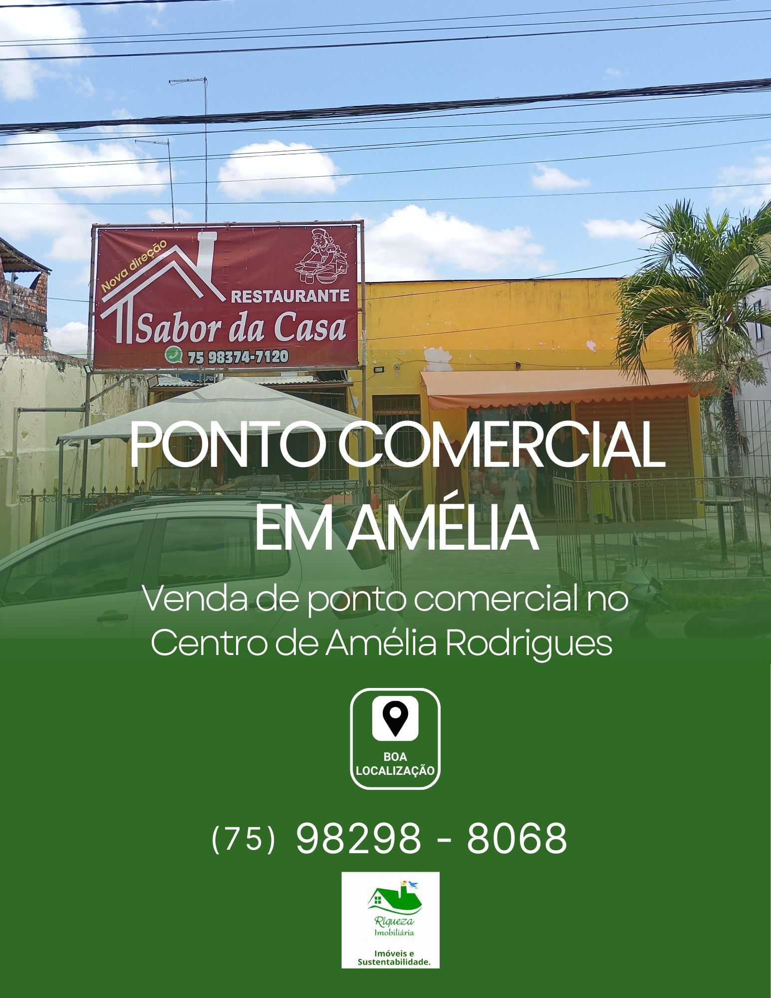 C74. PONTO COMERCIAL EM AMÉLIA RODRIGUES