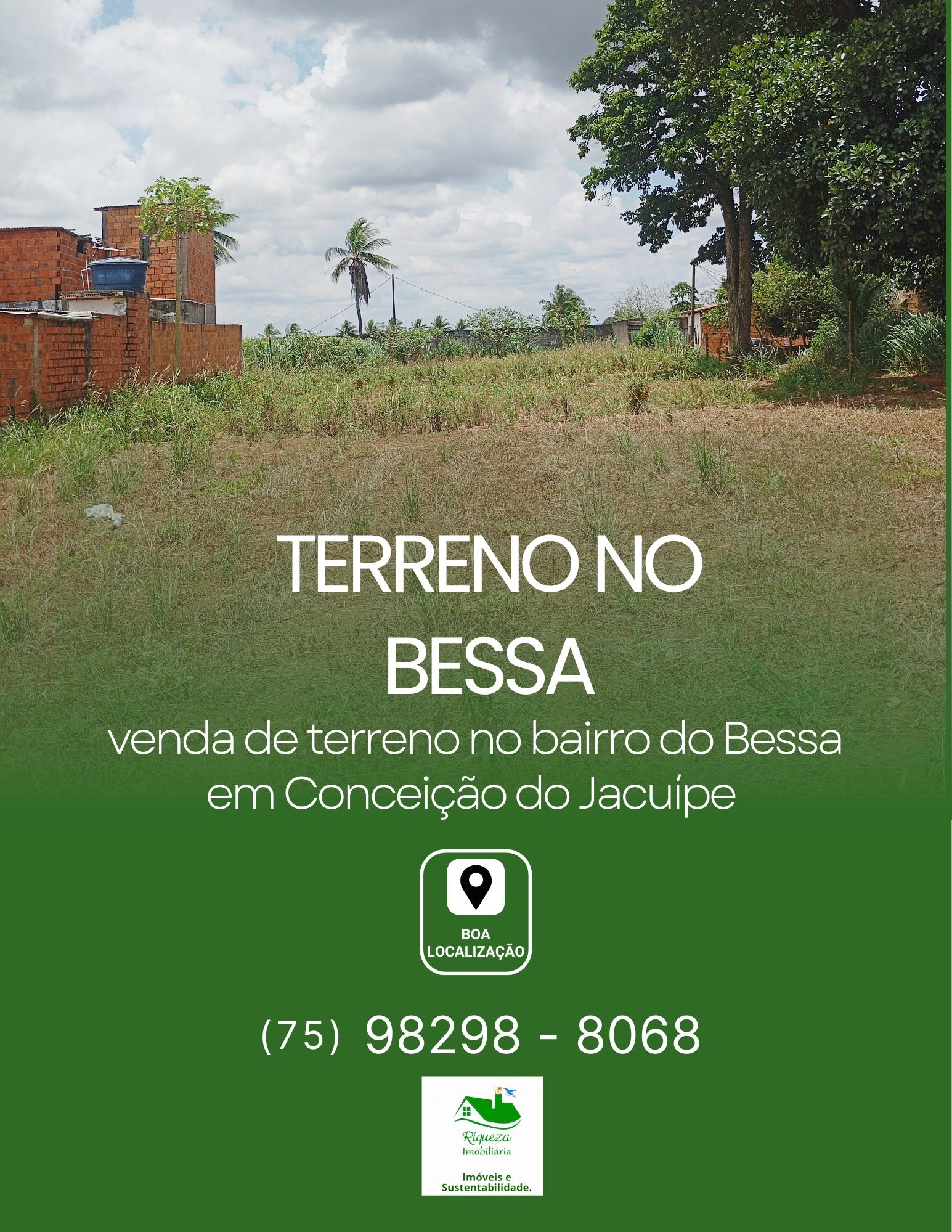 C95. TERRENO NO BESSA EM CONCEIÇÃO DO JACUÍPE
