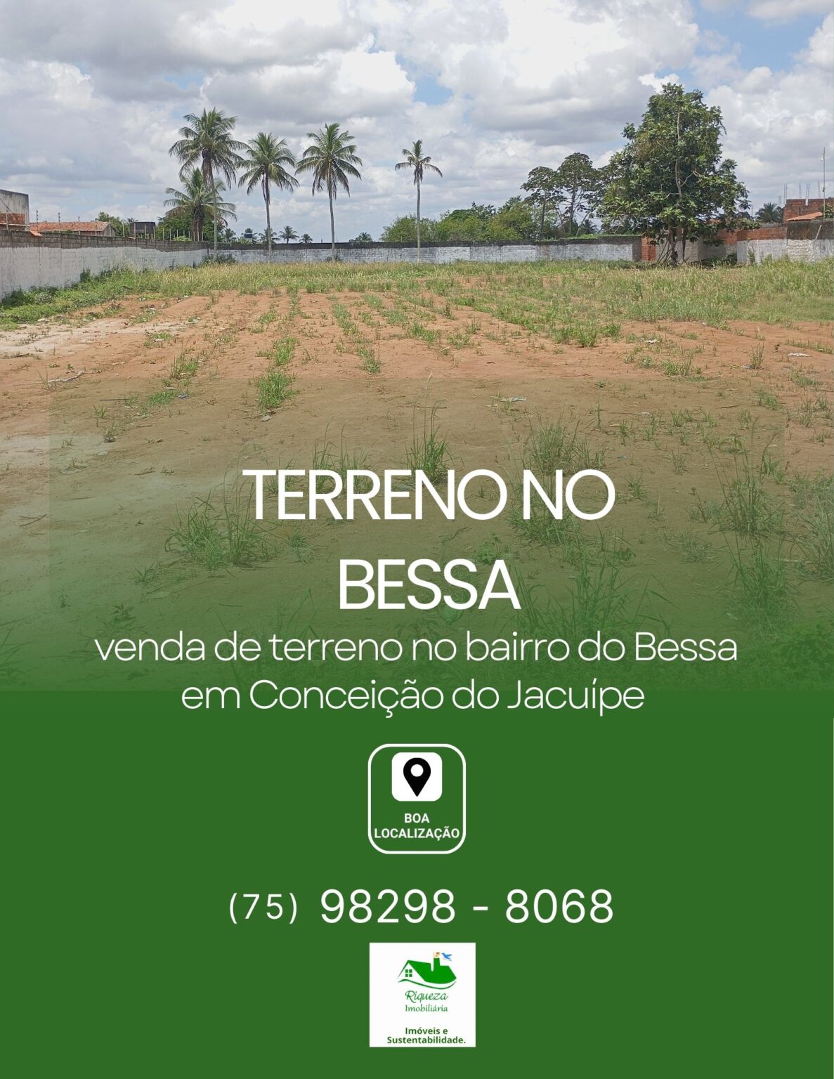 C94. TERRENO NO BESSA EM CONCEIÇÃO DO JACUÍPE