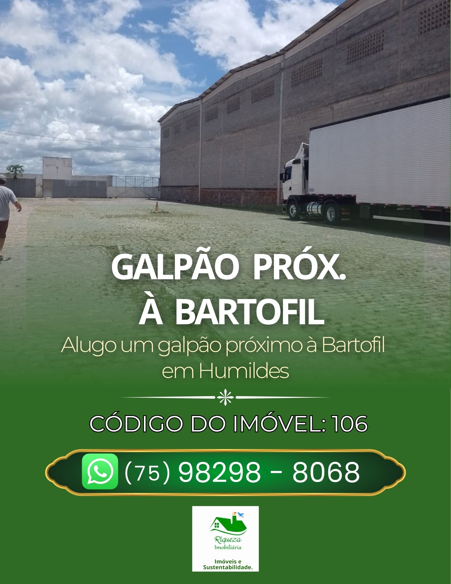 C.106 GALPÃO PRÓXIMO À BARTOFIL EM HUMILDES