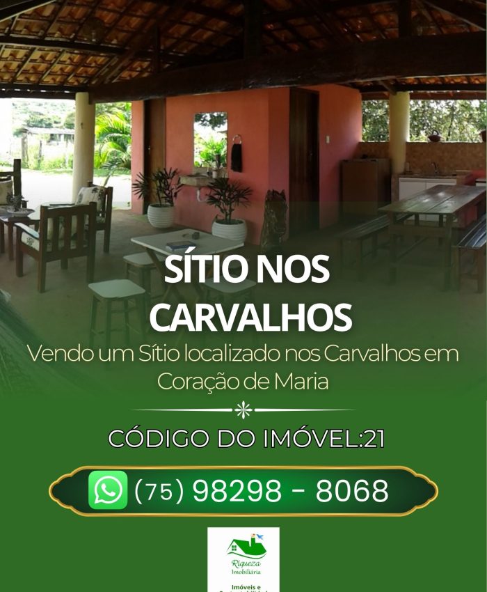 C21. Sitio nos Carvalhos em Coração de Maria