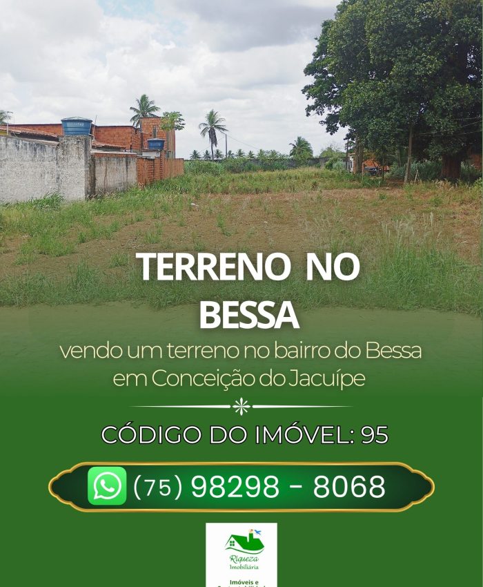 C95. TERRENO NO BESSA EM CONCEIÇÃO DO JACUÍPE