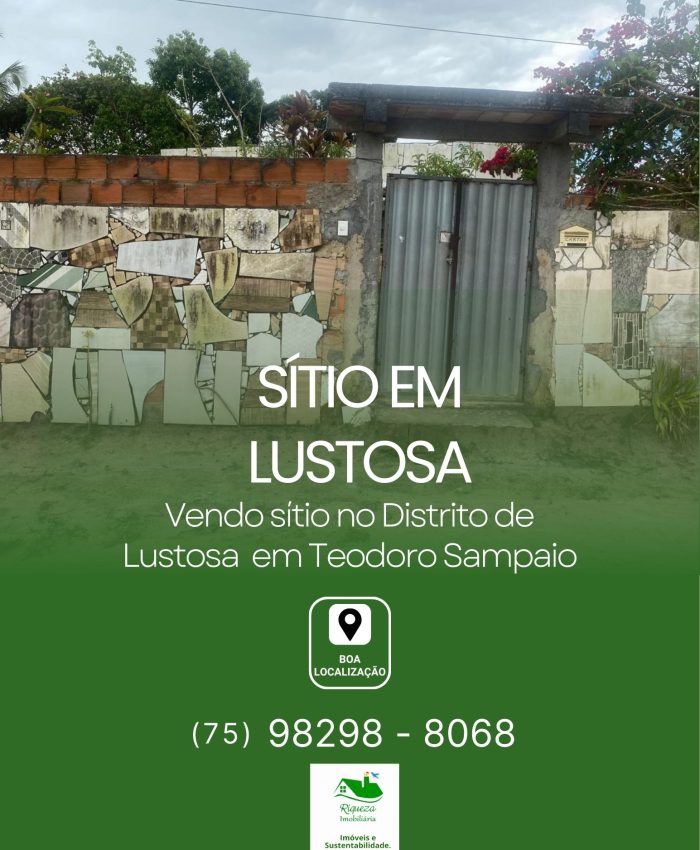 C.100 SÍTIO NO DISTRITO DE LUSTOSA EM TEODORO SAMPAIO