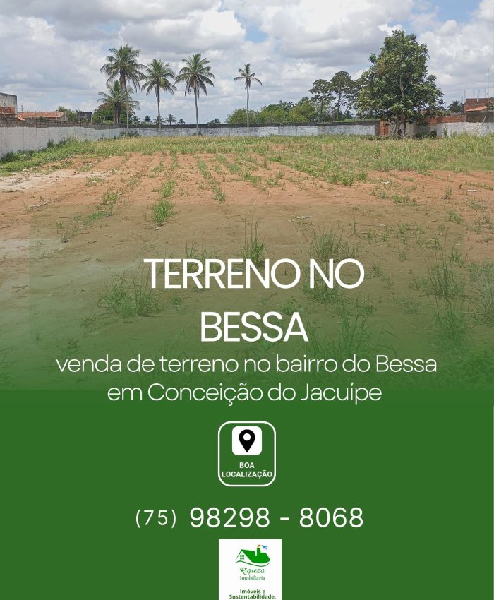 C94. TERRENO NO BESSA EM CONCEIÇÃO DO JACUÍPE