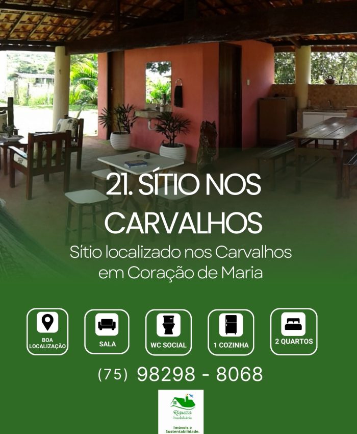 C21. Sitio nos Carvalhos em Coração de Maria